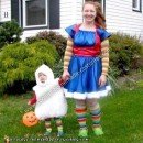 Homemade Rainbow Brite and Twink Costumes