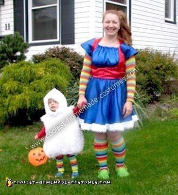 Homemade Rainbow Brite and Twink Costumes