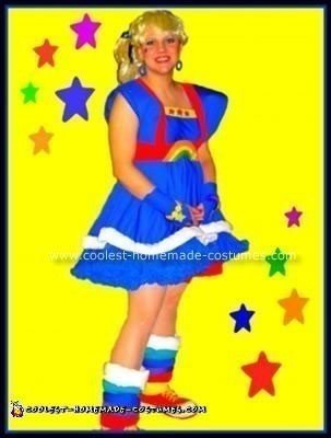 Homemade Rainbow Brite Costume