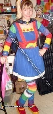 Homemade Rainbow Brite Costume