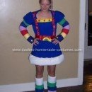 Homemade Rainbow Brite Costume