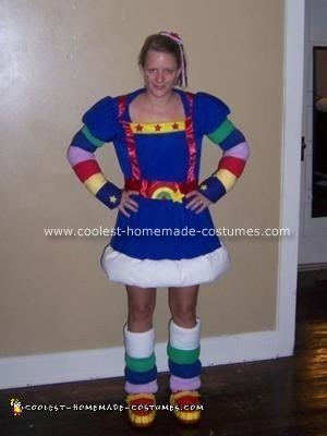 Homemade Rainbow Brite Costume