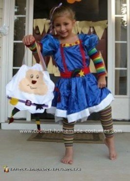 Cool DIY Rainbow Brite Costume for a Girl
