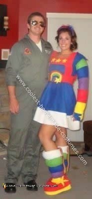 Homemade Rainbow Brite Costume