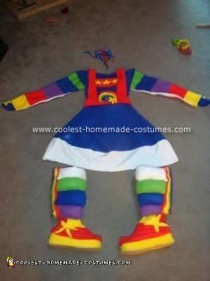 Homemade Rainbow Brite Costume