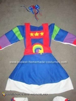 Homemade Rainbow Brite Costume