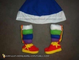 Homemade Rainbow Brite Costume