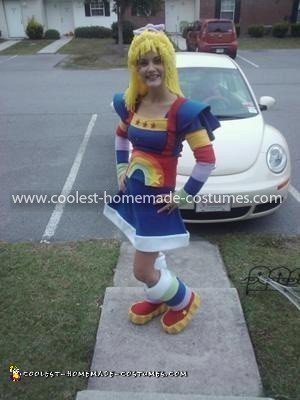 Homemade Rainbow Brite Costume