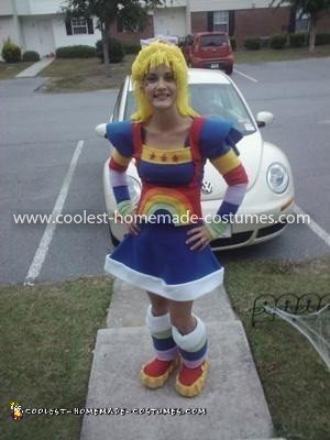 Homemade Rainbow Brite Costume