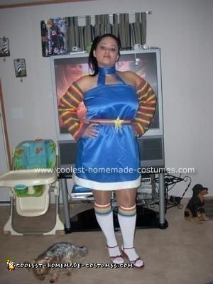 Homemade Rainbow Brite Costume