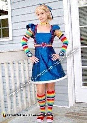 Homemade Rainbow Brite Halloween Costume