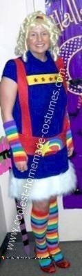 Homemade Rainbow Brite Halloween Costume