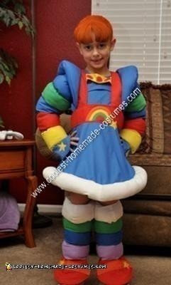 Homemade Rainbow Brite Halloween Costume