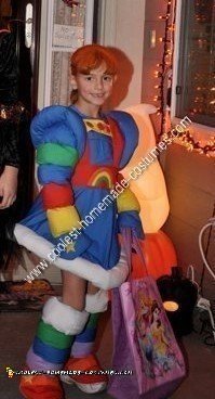 Homemade Rainbow Brite Halloween Costume