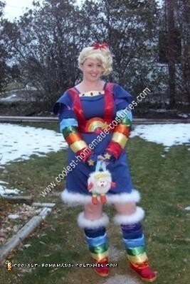 Homemade Rainbow Brite Halloween Costume