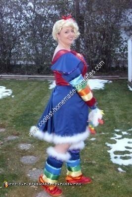 Homemade Rainbow Brite Halloween Costume