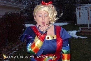 Homemade Rainbow Brite Halloween Costume