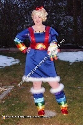 Homemade Rainbow Brite Halloween Costume