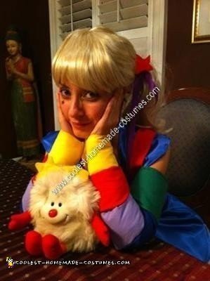 Homemade Rainbow Brite Halloween Costume