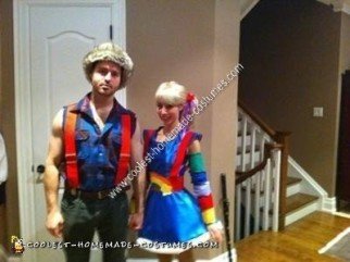 Homemade Rainbow Brite Halloween Costume