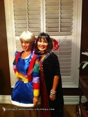 Homemade Rainbow Brite Halloween Costume