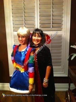 Homemade Rainbow Brite Halloween Costume