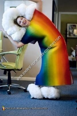 Homemade Rainbow Halloween Costume Idea