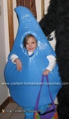 Homemade Raindrop Costume