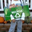 Homemade Recycle Bin Costume