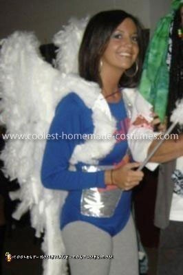 Homemade Red Bull Angel Costume