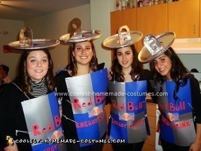 Homemade Red Bull Group Costume