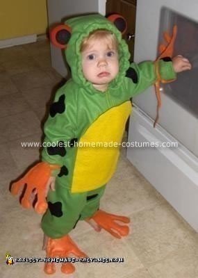 Homemade Red Eyed Tree Frog Costume