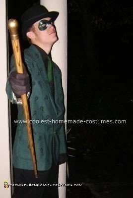 Homemade Riddler Halloween Costume