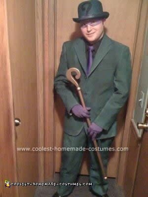 Homemade Riddler Halloween Costume