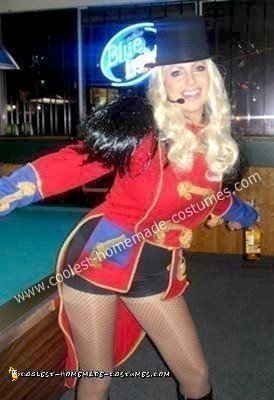 Homemade Ringmaster Britney Spears Costume