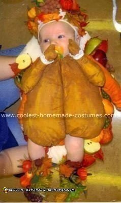 Homemade Roast Turkey Baby Costume