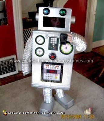 Homemade Robot Boy Costume