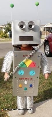 Homemade Robot Boy Costume