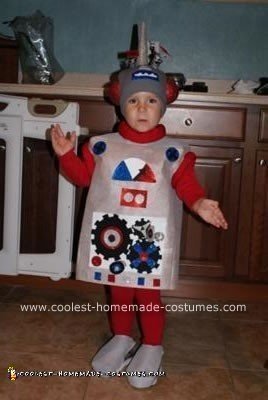 Homemade Robot Kid Costume Idea