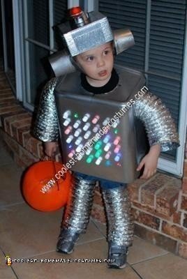 Coolest Homemade Robot Kids Costume