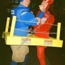 Homemade Rock'em Sock'em Robots Couple Halloween Costume Idea