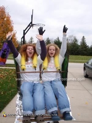 Two old Folks on a Roller Coaster Costume