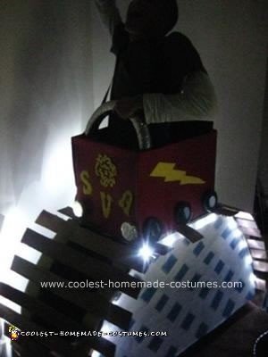 Homemade Roller Coaster Halloween Costume