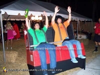 A Two-Person Roller Coaster Costume