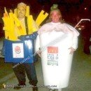 Homemade Romeo and Juliet of Fast Food Couple Costume