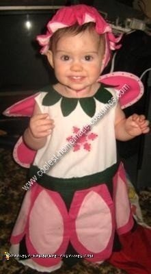 Homemade Rose Petal Fairy Costume