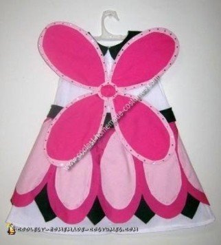 Homemade Rose Petal Fairy Costume