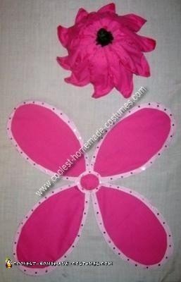 Homemade Rose Petal Fairy Costume