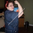 Homemade Rosie The Riveter Adult Halloween Costume