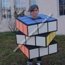 Homemade Rubik's Cube Costume